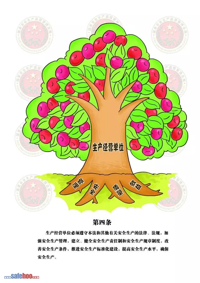 新中华人民共和国安全生产法第四条图文版