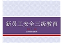 新员工安全三级教育