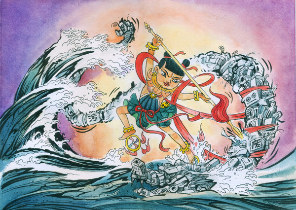 01社会组优秀奖《新哪吒闹海》 邹强（中国）.jpg